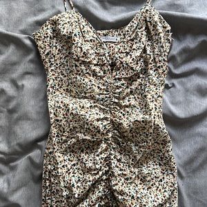 Zara floral mini dress